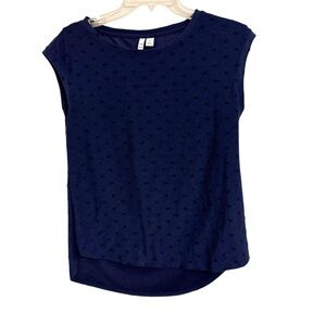 Elle Blue Sleeveless Blouse